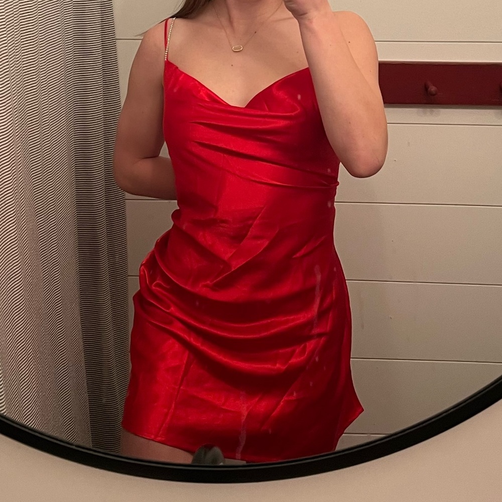 NWT Red Wild Fable Slip Dress